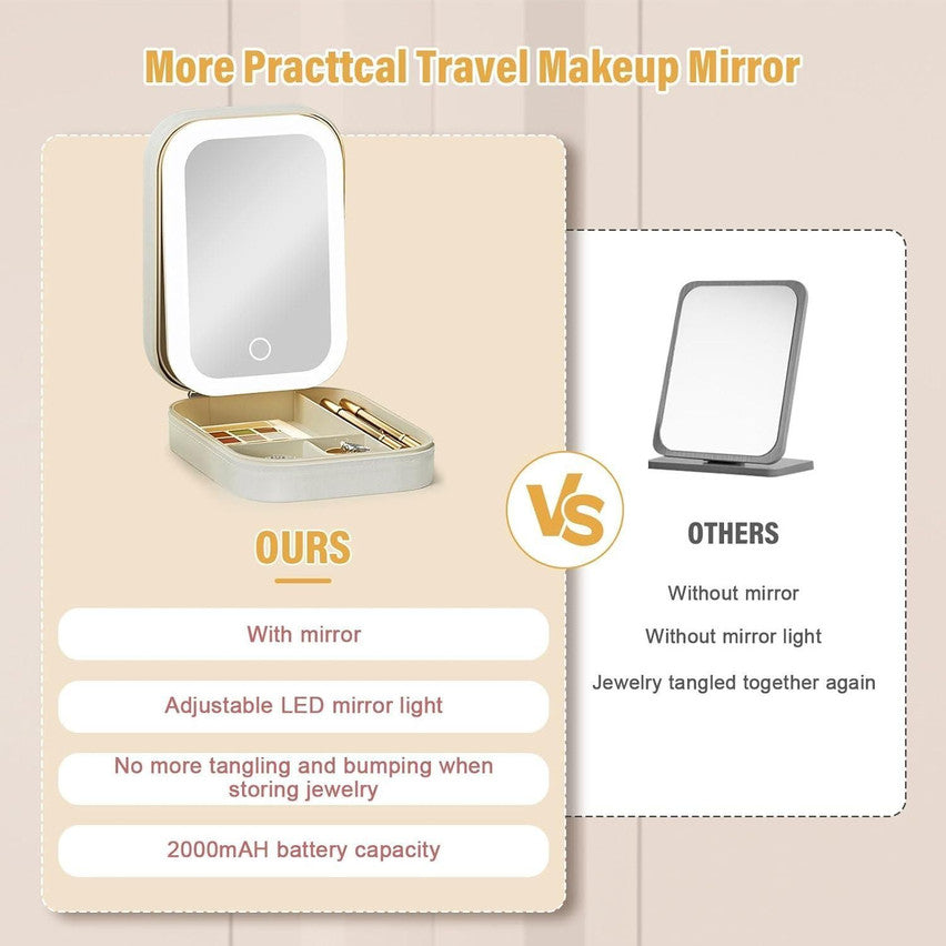 LED Makeup Mirror Case